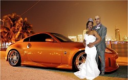 Edited photo from a wedding photoshoot